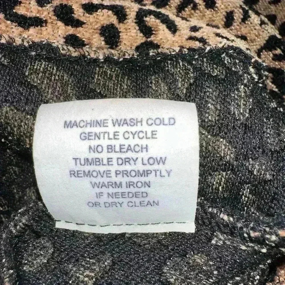 Women's Monterey Bay Leopard Print Jacket Blazer Suit Size 6 Brown VTG - Picture 11 of 15